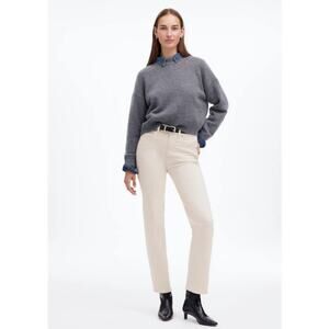 Madewell 90's Straight Jeans Beige Off White Women's 26 Casual Neutral